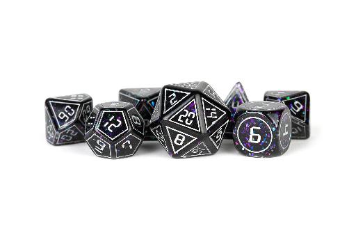 [MET746] 16mm Resin Poly Dice Set Framed Void