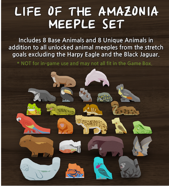 [BDC007] Life of the Amazonia Meeple Set