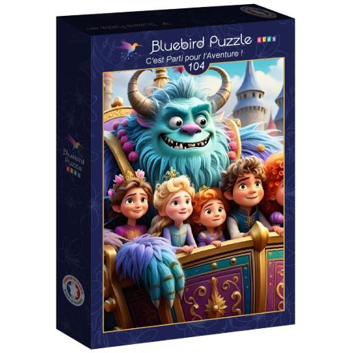 [Bluebird-Puzzle-F-90843] Off to an Adventure! (104pc)