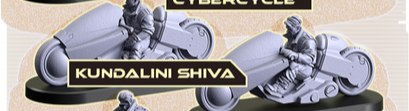 [MFC45145] Cyberpunk Red Combat Zone Kundalini Shiva Cybercycle