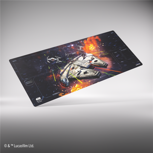 [GGS40080ML] Gamegenic - Star Wars: Unlimited Xtra-Wide Game Mat - Millenium Falcon