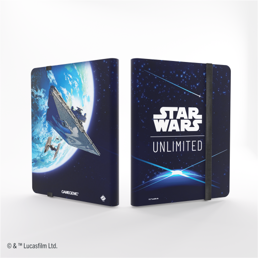 [GGS32039ML] Gamegenic - Star Wars: Unlimited 18-Pocket Album - Card Back Blue