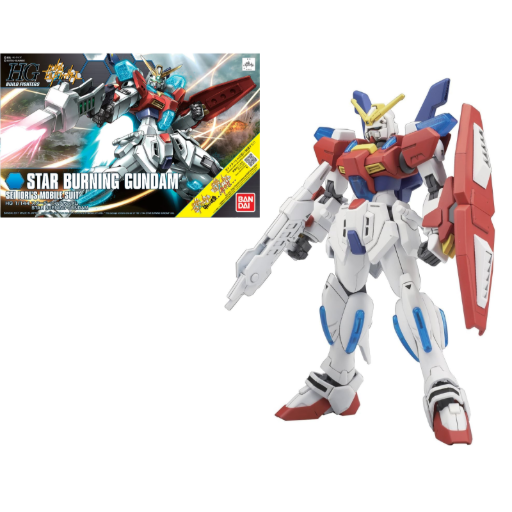 [175572] GUNDAM Build Fighters - Model Kit - HG 1/144 - Star Burning Gundam MIX FIG