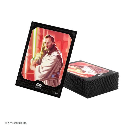 [GGS15092ML] Gamegenic - Star Wars: Unlimited Premium Art Sleeves - Qui-Gon Jinn