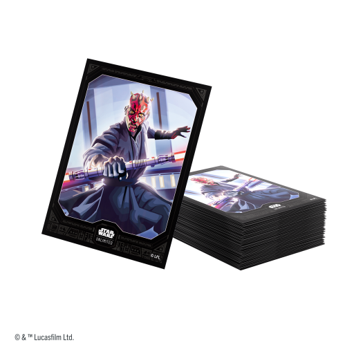[GGS15093ML] Gamegenic - Star Wars: Unlimited Premium Art Sleeves - Darth Maul