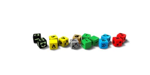 [MOOD018] Deep Rock Galactic Engraved Extra Dice (14)