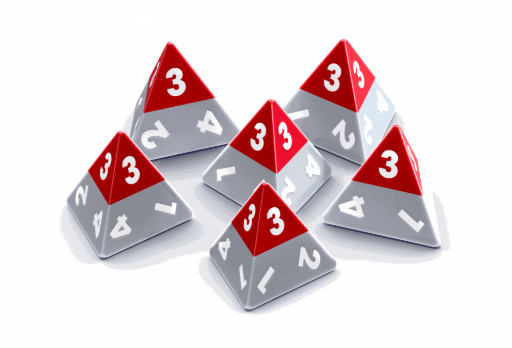 [MUH171V004] Triangle Agency RPG Dice Set