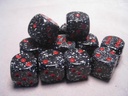 Dice Sets Space Speckled 16mm d6 (12)