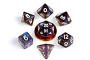 10mm Mini Stardust Acrylic Poly Dice Set Galaxy