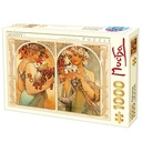 Alphonse Mucha : Fruit and Flower Dyptich (1000pc)