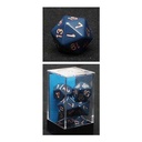 Chessex Opaque Polyhedral 7-Die Sets - Dusty Blue w/copper