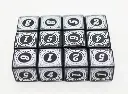 Magic Burst D6 Set White (12)