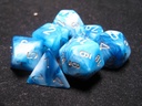 Dice Phantom Teal/Gold Poly 7-Dice Set