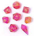 Hymgho 8 Piece RPG Dice Set Dragon Bait