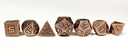 10MM Mini Metal RPG Ancient Copper Dice Set (7)
