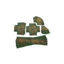 Muddy Roads - Anti-Slip Fabric 2D Road Set 15mm